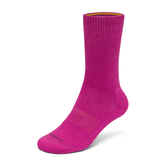 Anytime Crew Sock - Bloom Pink